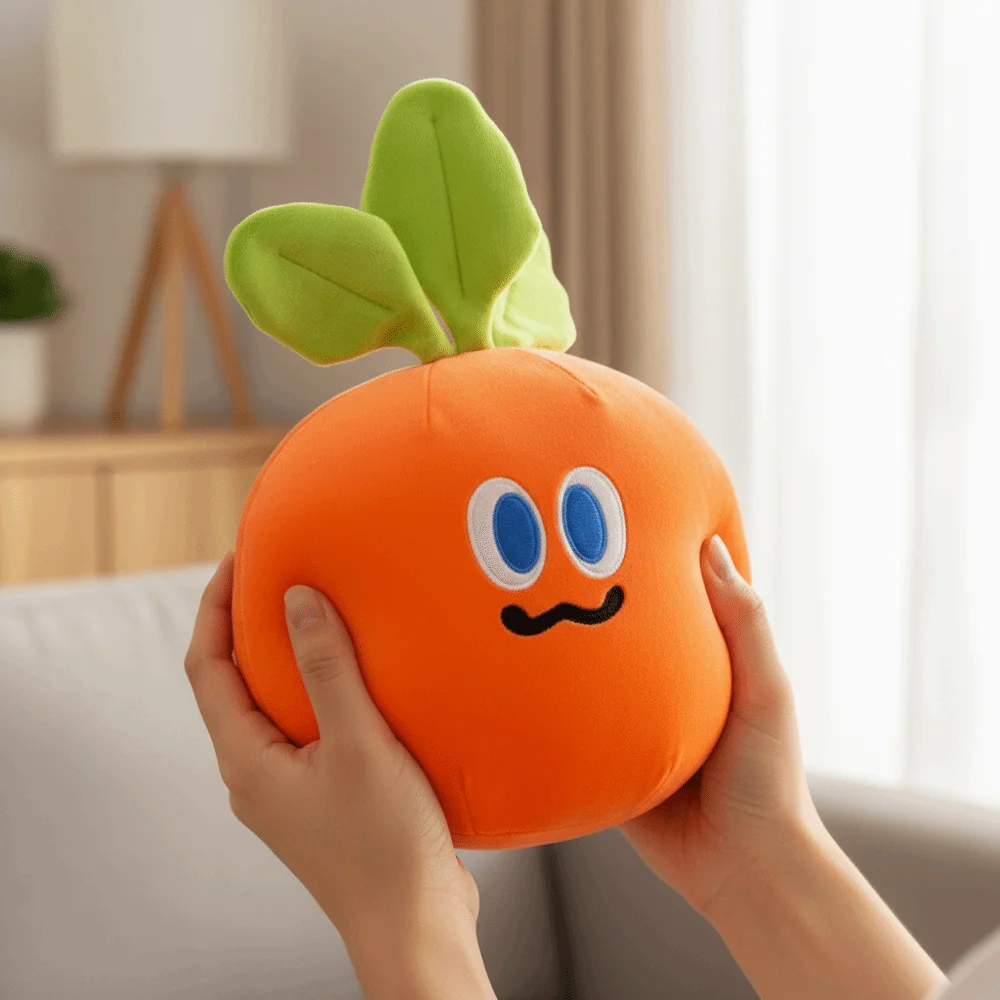 

Креативная супермягкая плюшевая игрушка-морковка для детей, имитация моркови, мультяшный дизайн, мягкий декор для дома