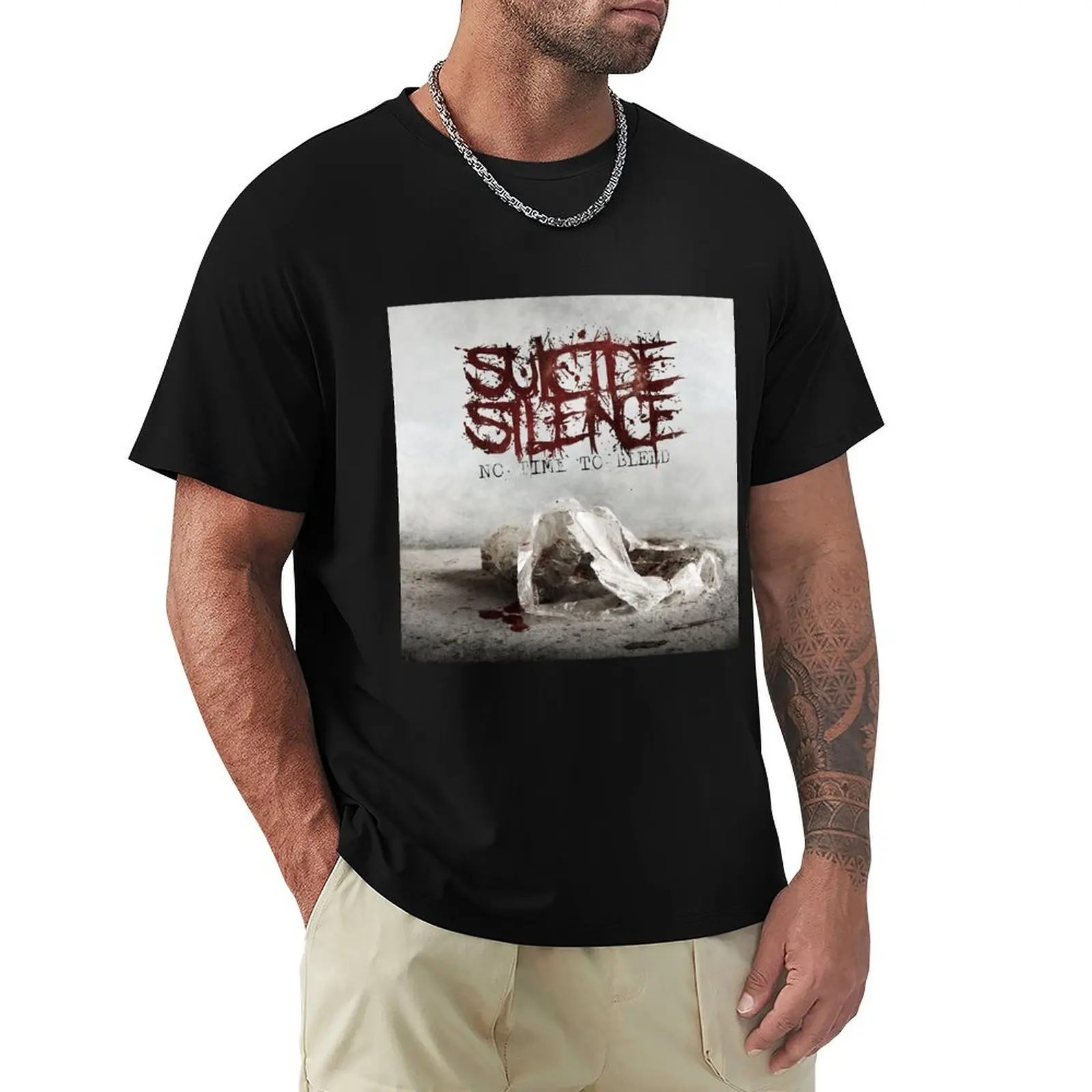 Suicide Silence no time to bleed T-Shirt man t shirts for men casual T-Shirt