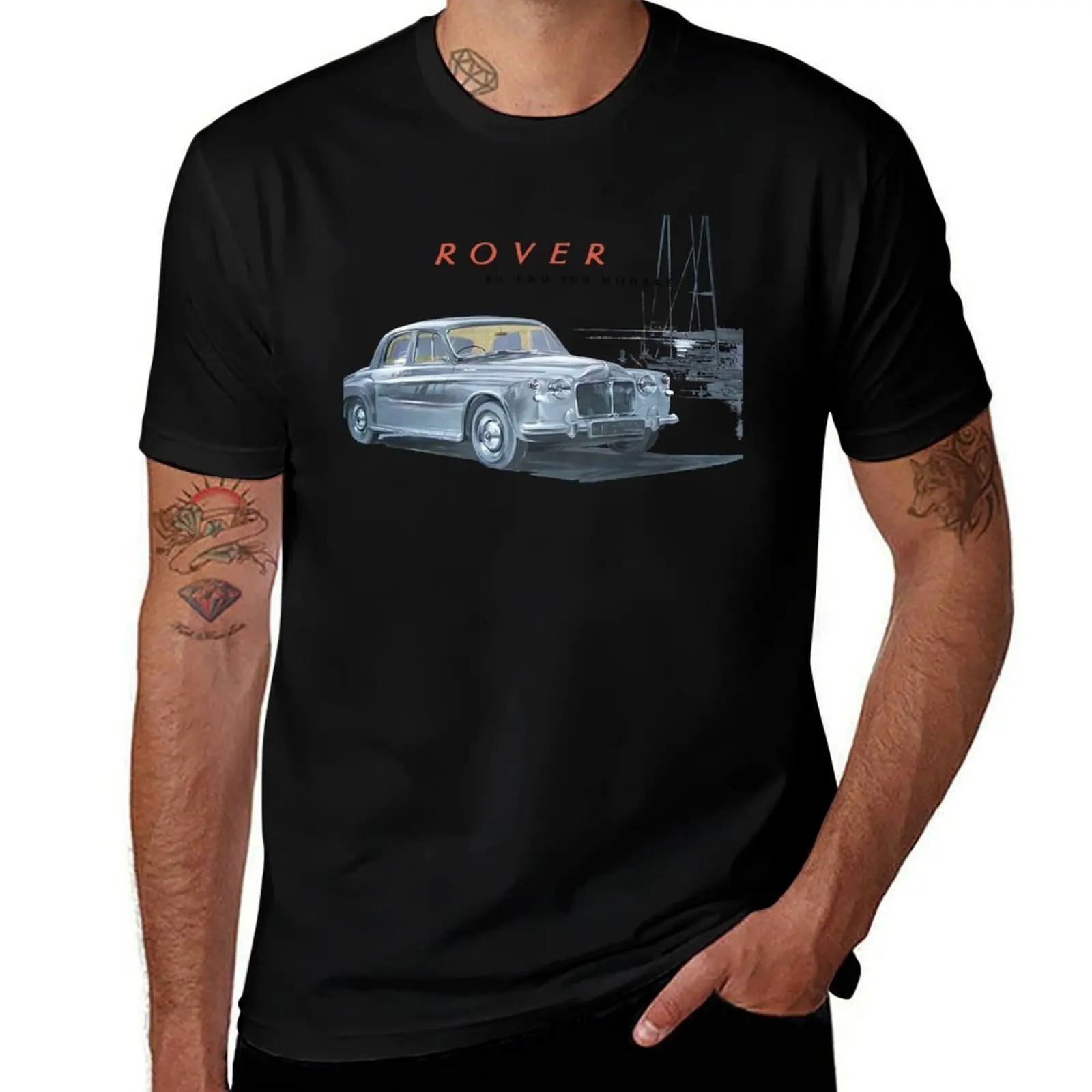 ROVER P4 T-Shirt Plus Size Non-Shrink T-Shirt