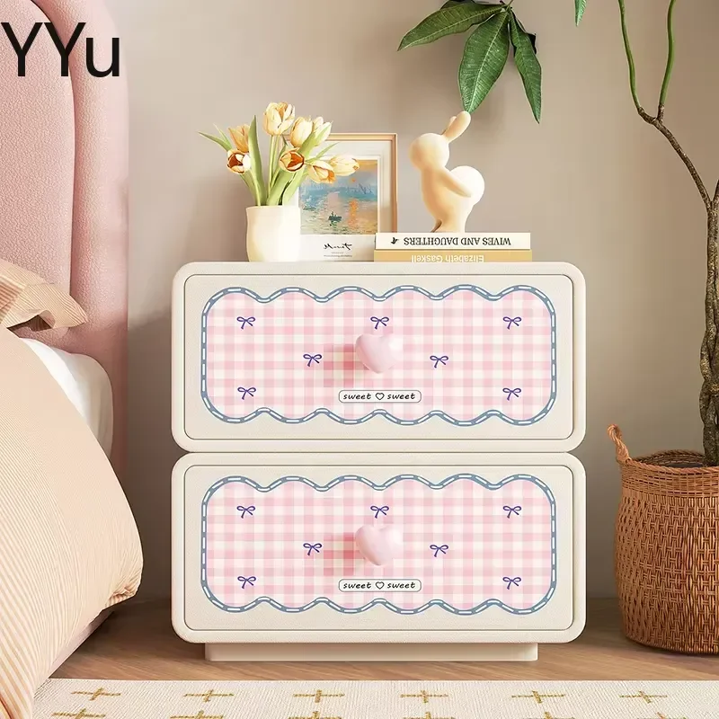 for Cute Style Kids Creative Unique Storage Bedside Table Elegant Luxury Premium Nightstand Bedroom Furniture Living Room