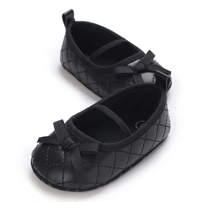 Flache Schuhe für Neugeborene, Mary Jane, klassische Mode, rutschfeste Schleife, Babyschuhe, weiche Sohle, Vorschul-Walking-Schuhe – Detail 7