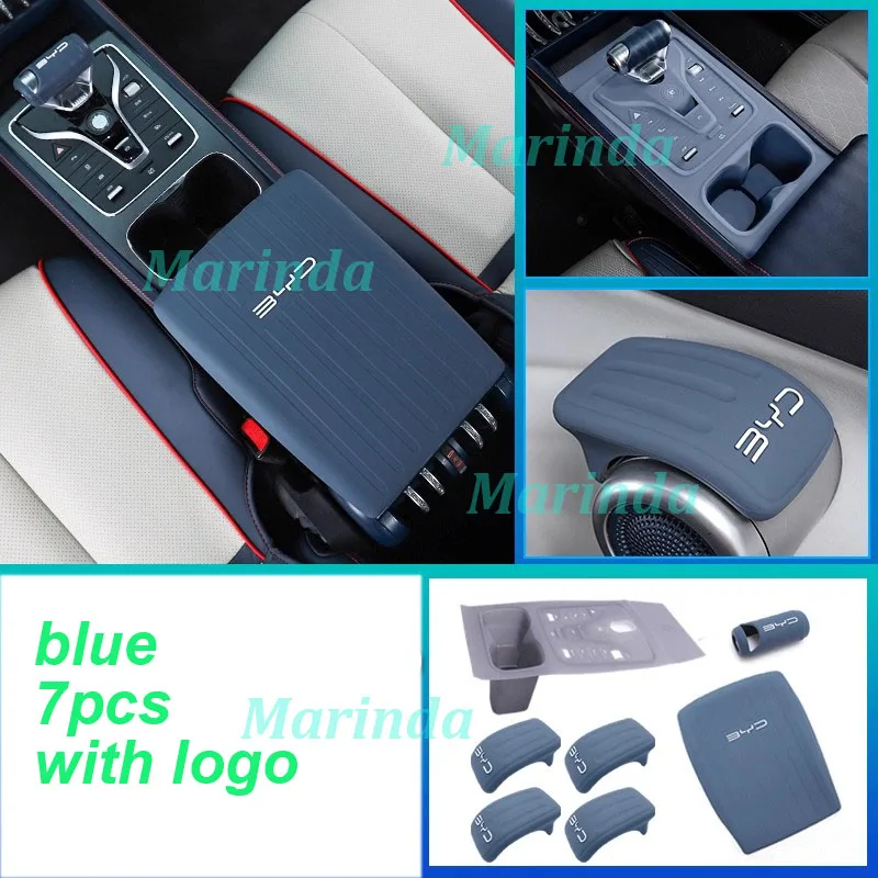 Housse de protection pour changement de vitesse de voiture BYD Atto 3 Yuan Plus EV 2022 – 2024, étui pour accoudoir de Console centrale, accessoires d'intérieur
