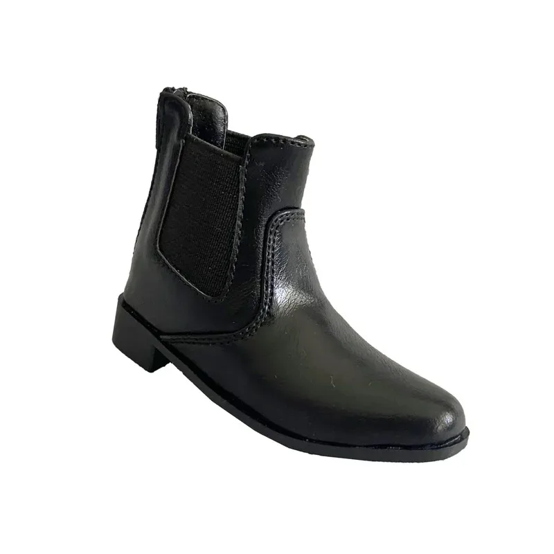 BJD poppenschoenen geschikt voor Oom SD17 Ghost2 Oom maat modieus nieuw puntig pak leren schoenen enkellaarsjes zwart