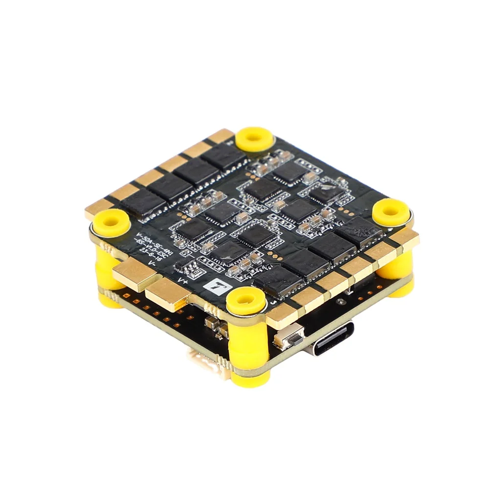T-HOBBY Cinef7 3-6S 30X30 FC&ESC FPV Stack BMI270 F405 Flight Controller BLHELIS 50A 4in1 ESC For FPV Freestyle Drone Model