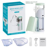 Outdoor Medical Silent Mesh Nebulizer Handheld Asthma Inhaler Atomizer Children Health Care Mini Portable Nebulizer Humidifier