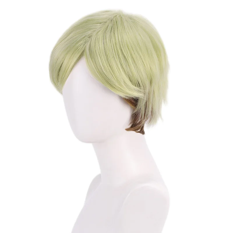 الاصطناعية شقراء التدرج شعر مستعار تأثيري طويل مستقيم الشعر زي حفلة مقاومة للحرارة الاستخدام اليومي قبعة قابلة للتعديل للنساء الرجال