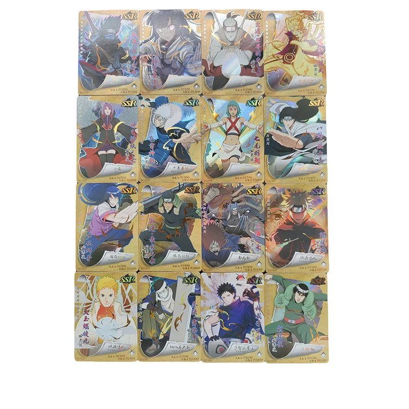 Naruto Cp Ur Series Uchiha Itachi Haruno Sakura Anime Characters Rare Game Collection Flash Card Cartoon Toys Christmas Gift