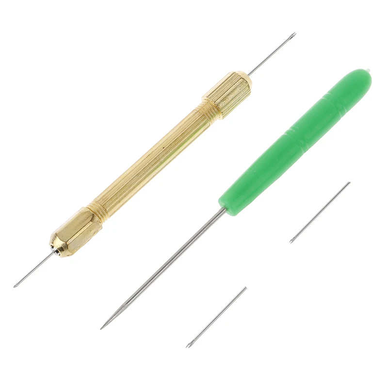 6Pcs DIY Doll Hair Toll Set（Needle Holder + 0.6/0.8mm Needles + Long Poking Needle）Doll Hair Rooting Reroot Rehair Tool