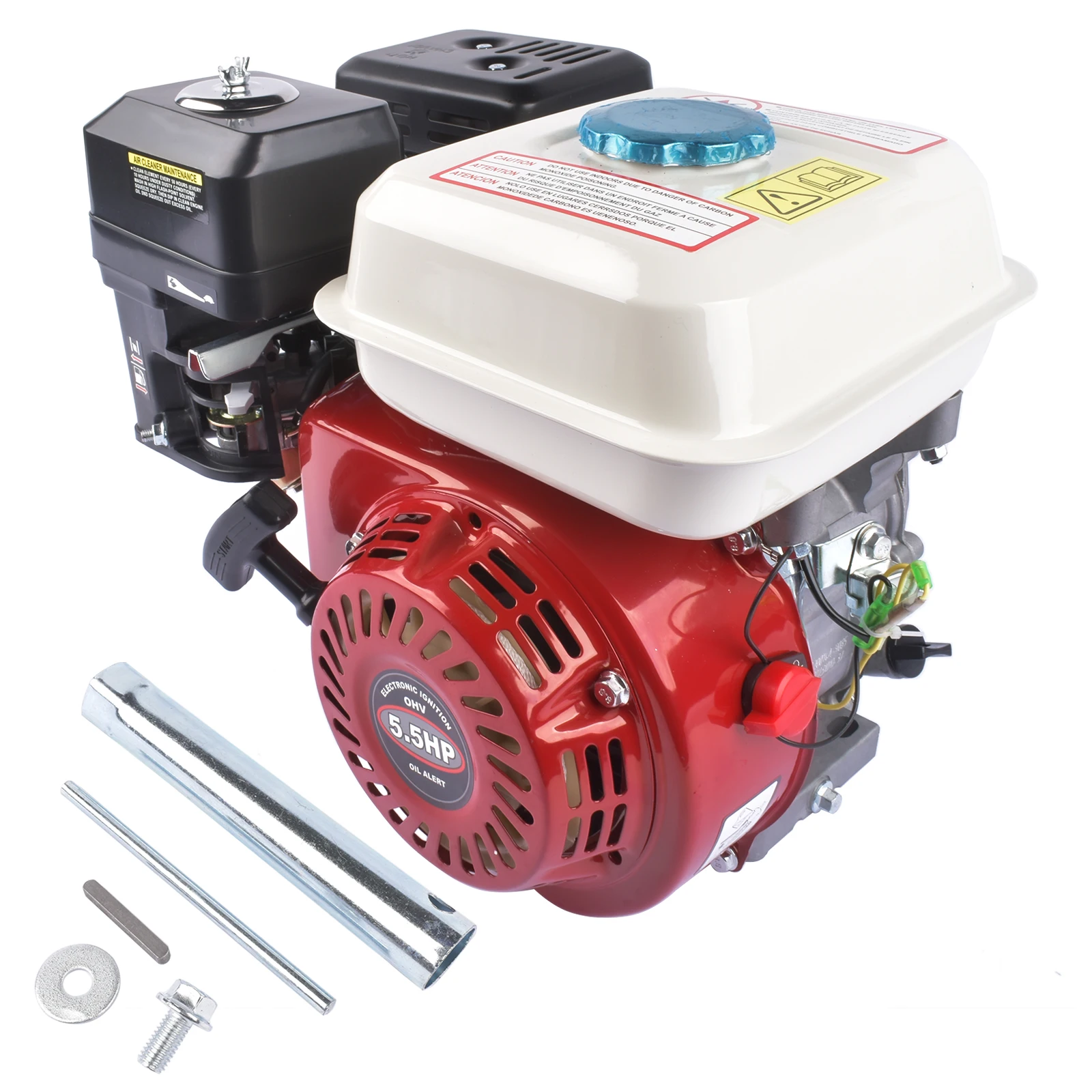 AP03 Returned Pullstart Gas Engine for Honda GX160 168F 5.5HP 168cc 4 Stroke 20mm Washer