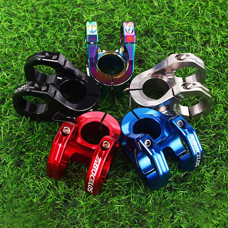 Bicycle Stem 31.8mm CNC Mtb Power 35mm 40mm Road Bike Short Stem Hollow High-strength XC DH Mountain Bicycle Handlebar Table