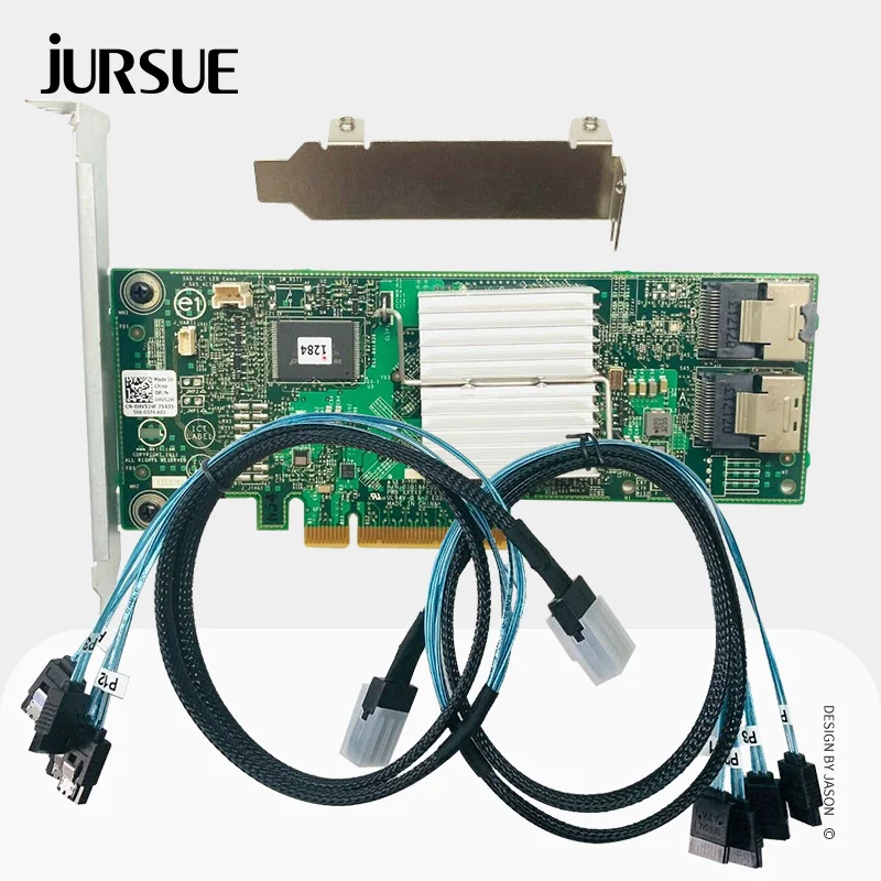 Imagem -04 - Raid Controlador Cartão Pci e 6gbps Sas Hba Fw: P20 Lsi 92118i Ele Modo Zfs Nas Unraid Cartão Expansor Mais Sff8087 Sata H310