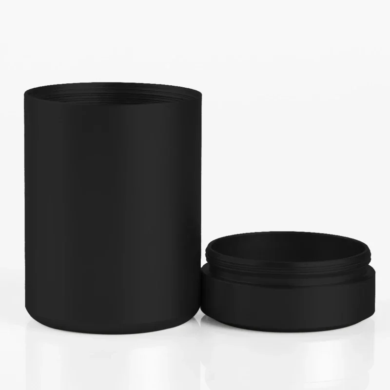 Mini Tea Can Metal Box Stainless Steel Portable Sealed Jar Travel Moisture-proof Solid Color Nut Candy Food Storage Container