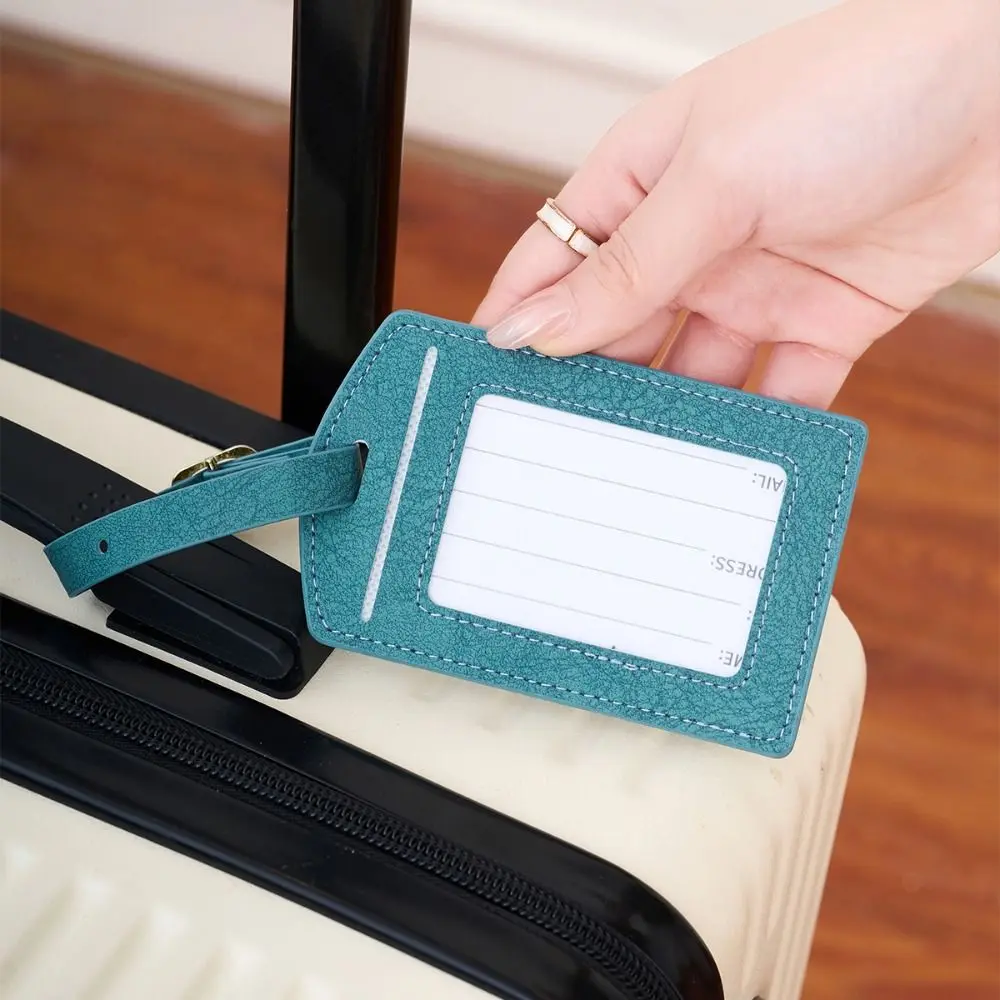 

Name Luggage Tags Pu Luggage Tag Address Label Boarding Pass Airplane Suitcase Tag Aircraft Consignment Card Tag