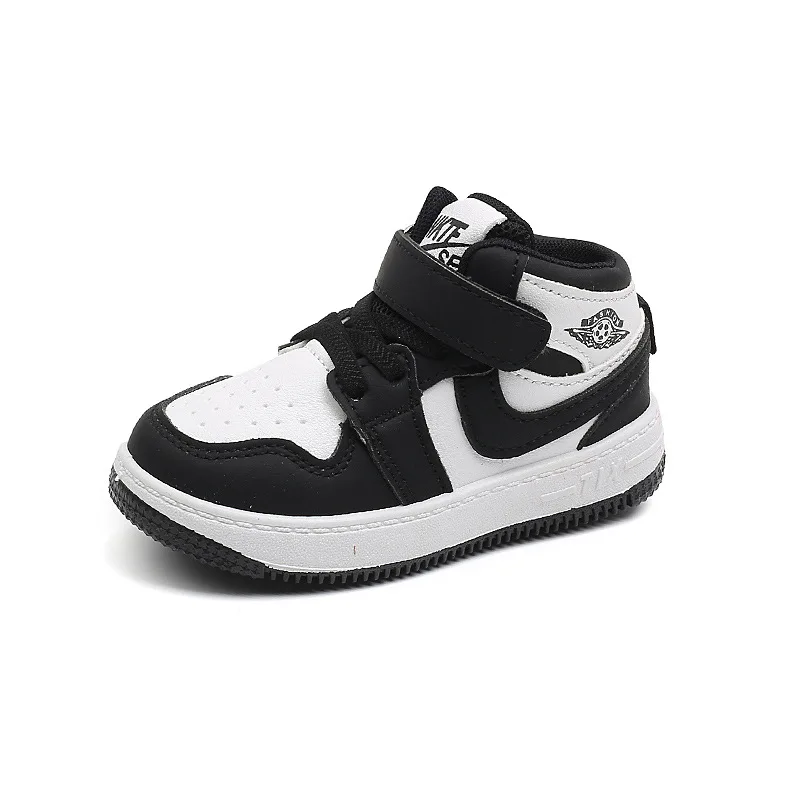 أزياء أطفال أحذية رياضية ربيع الخريف عالية أعلى حذاء كاجوال بفتحات تهوية الفتيات عدم الانزلاق مجلس أحذية الأولاد في الهواء الطلق أحذية كرة السلة #5