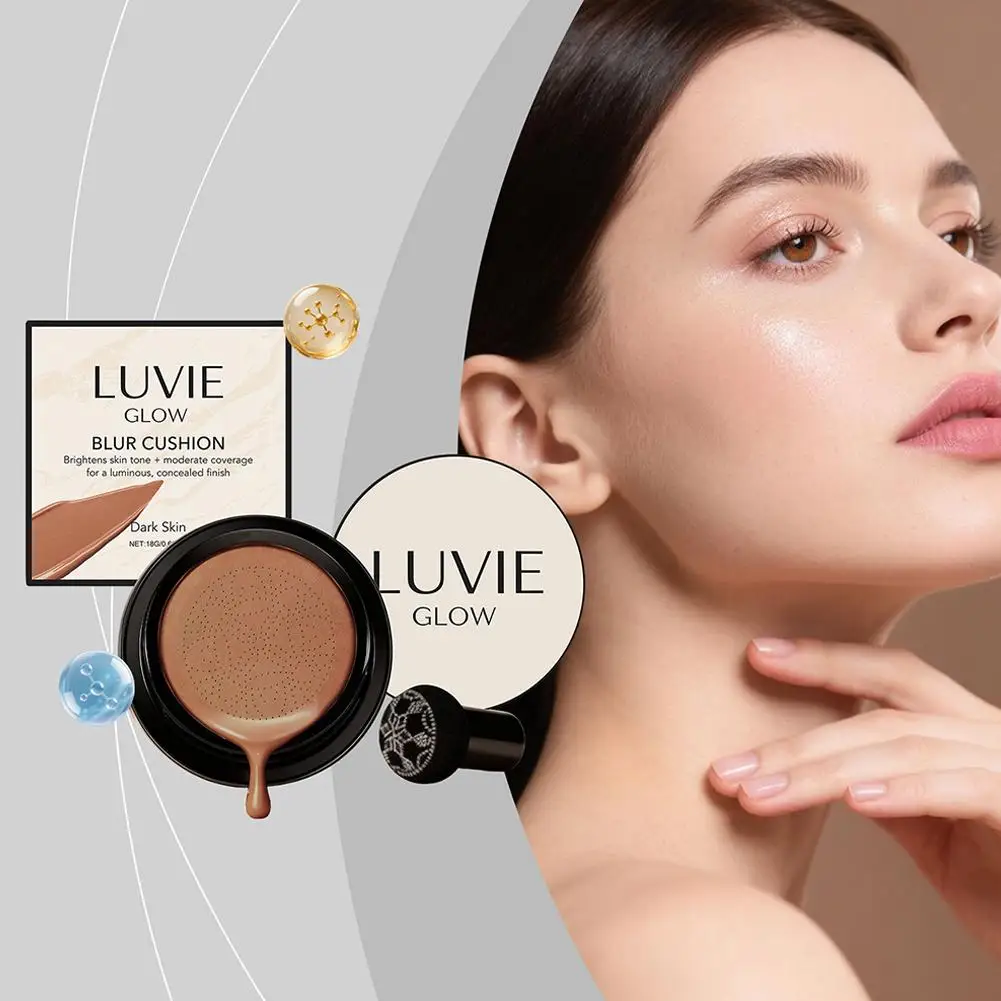 Mushroom Head Air Cushion CC Cream Moisturizing Foundation Makeup Whitening Concealer Face Oil-control Base Cosmetics I1Q5