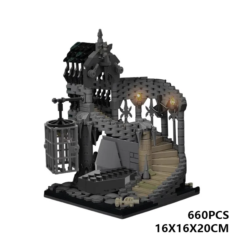 

MOC Dungeon Dragon Skull Dungeon Horror Building Block Puzzle Kids Love Collecting Bricks Gifts
