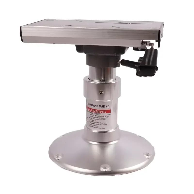 Adjustable Boat Seat Base Swivel Pedestal for Marine Fishing Yacht Deck Hardware Aluminum Alloy Mounting Bracket Universal