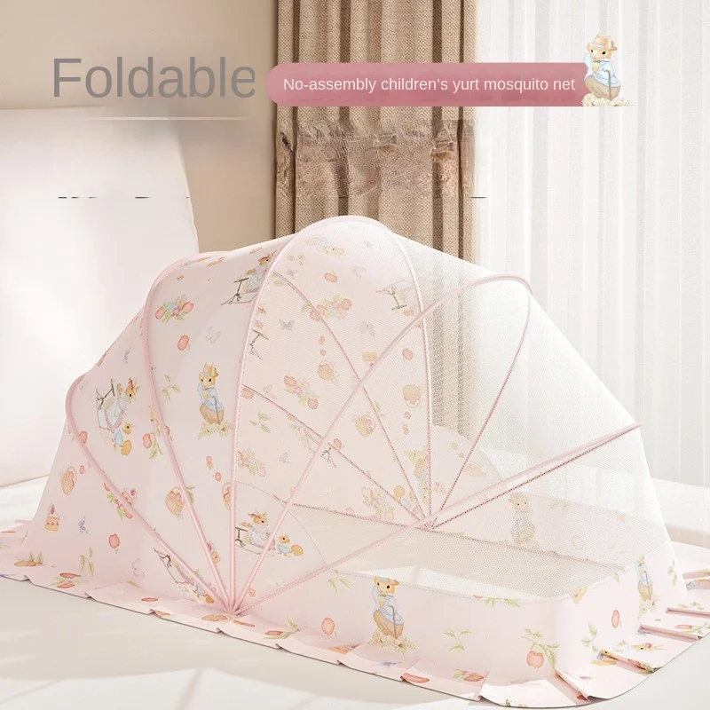 LazyChild Foldable Portable Full Cover Baby Mosquito Net For Newborn Infants Crib