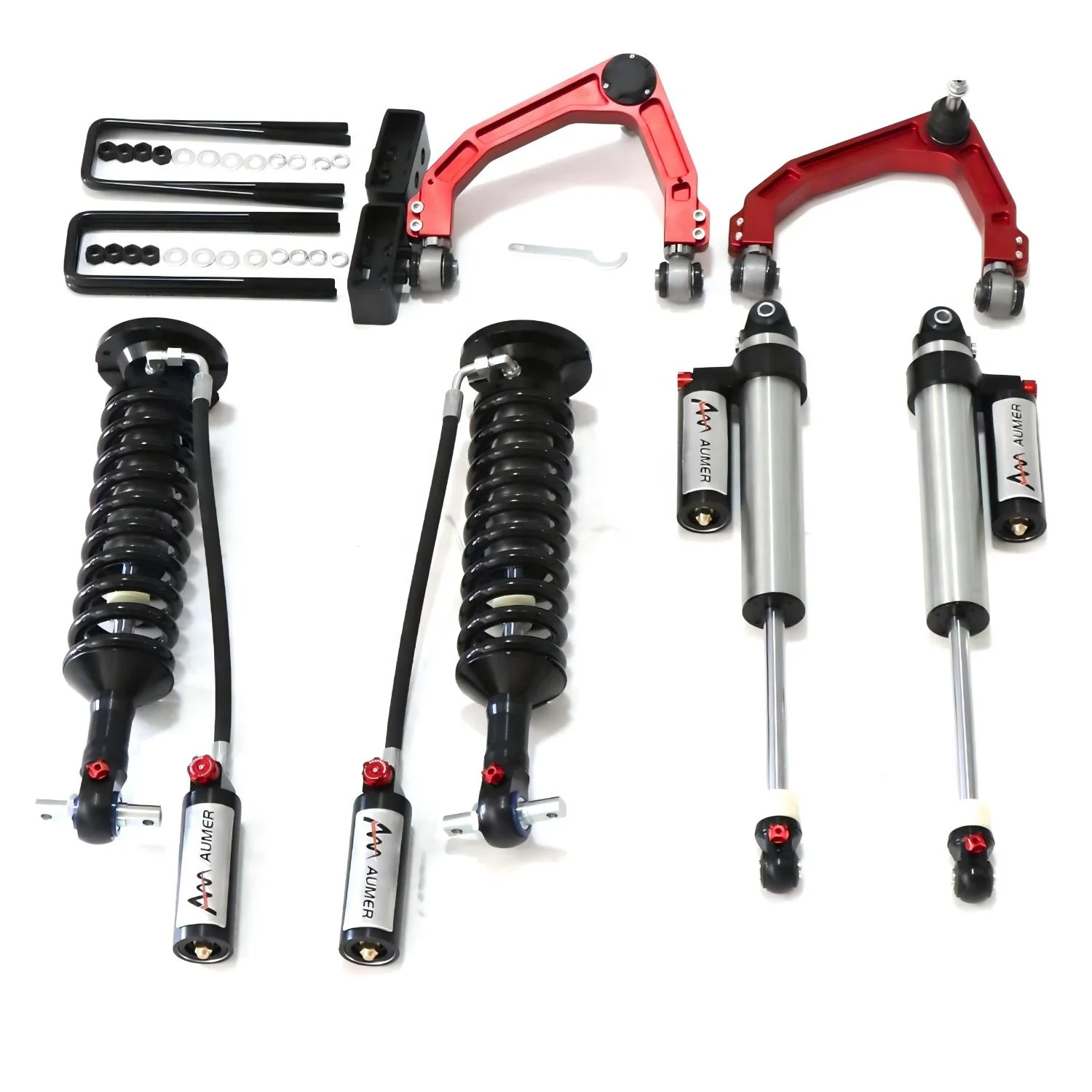 Aumer Compression and Rebound Adjustable Shock Absorber 4x4 Off Road Suspension Lift Kit for Ford 2023+ Ranger T9