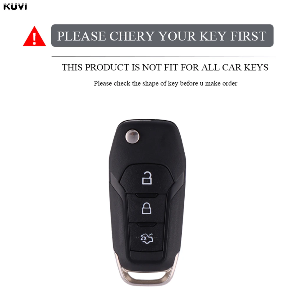 Hot TPU Folding Car Key Case Cover For Ford Figo 2017 Mondeo 5 Ecosport Puma 2020 Fiesta Mk8 Everest Ranger Keychain Accessories - view 6