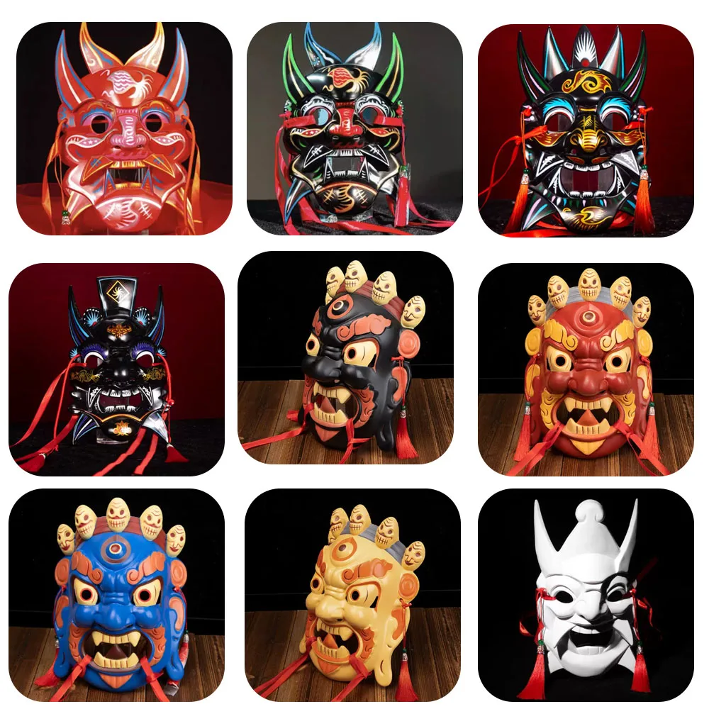 

Resin Terror Head Mask Role Playing Props Make Up Ball Costume Game Movie Party Halloween Costume Mask Props for Cycling