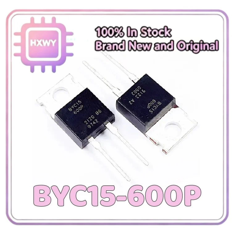 (10/50 Pieces) BYC15-600P 15-600P BYC15-600 Through-hole TO220 Diode Brand New Original