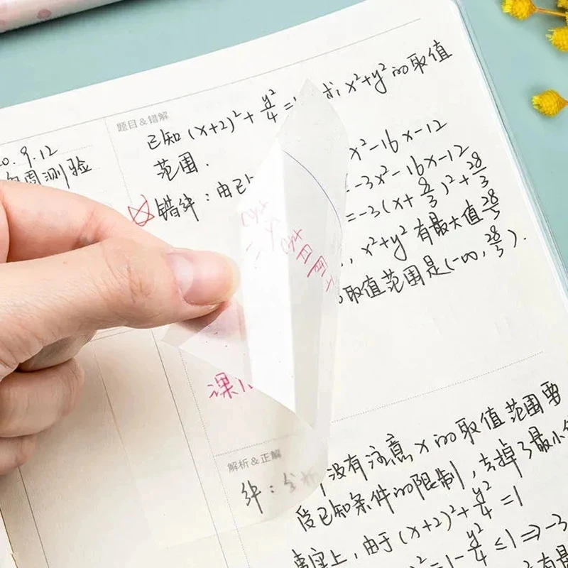 50/100/250sheets Transparent Posted It Sticky Note Pads Notepads Posits Papeleria Journal School Stationery Office Supplies