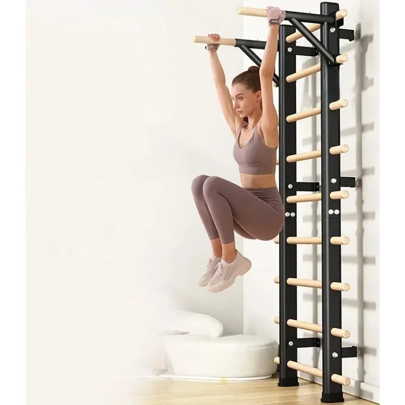

Fitness Pull up Bar Wall Mounted Wooden Swedish Ladder by Wholesale Manufacturer for Home Gym Equipment