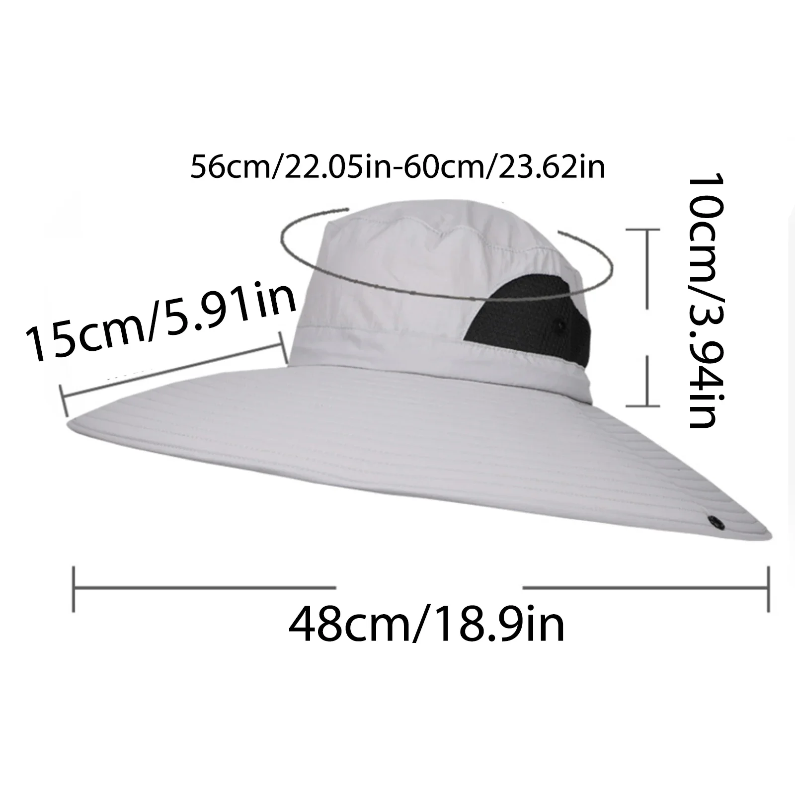 مزدوجة الشمسية مروحة قبعة للرجال النساء في الهواء الطلق واسعة حافة قبعة الشمس الصيف Upf 50 + الصيد التنزه تسلق الجبال والشاطئ قبعة بحافة