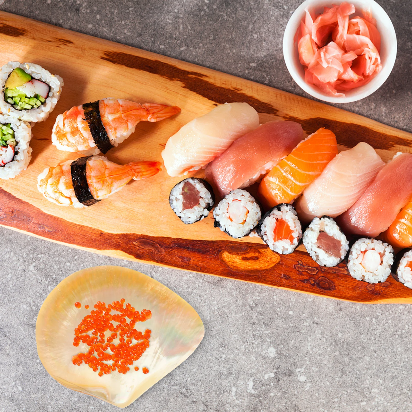 

Shell Decorative Tray Unique Shape Food Serving Plate for Home Coffee Shop Salad Dessert Pasta Plates Salad Plates