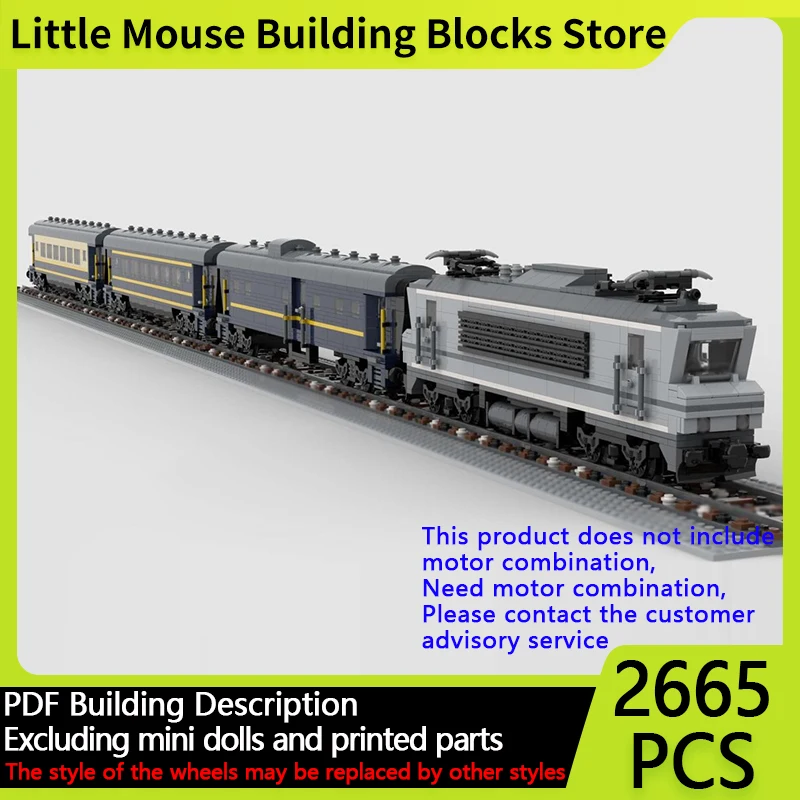

City Car Model MOC Building Bricks Orient Express Luxury Train Modular Technology Gifts Holiday Assemble Children Toys Suit