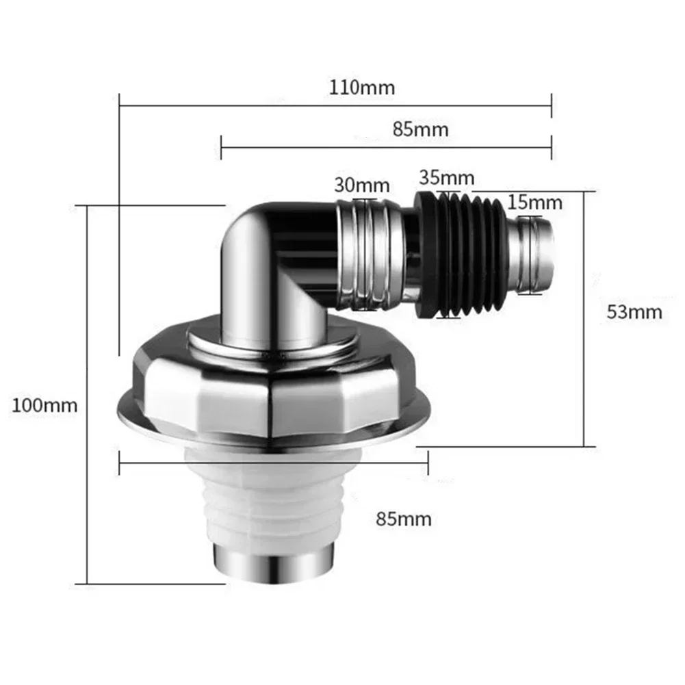 Reliable Washing Machine Drain Floor Cover Connector Easy Installation Effective Water Drainage Suitable for Appliances