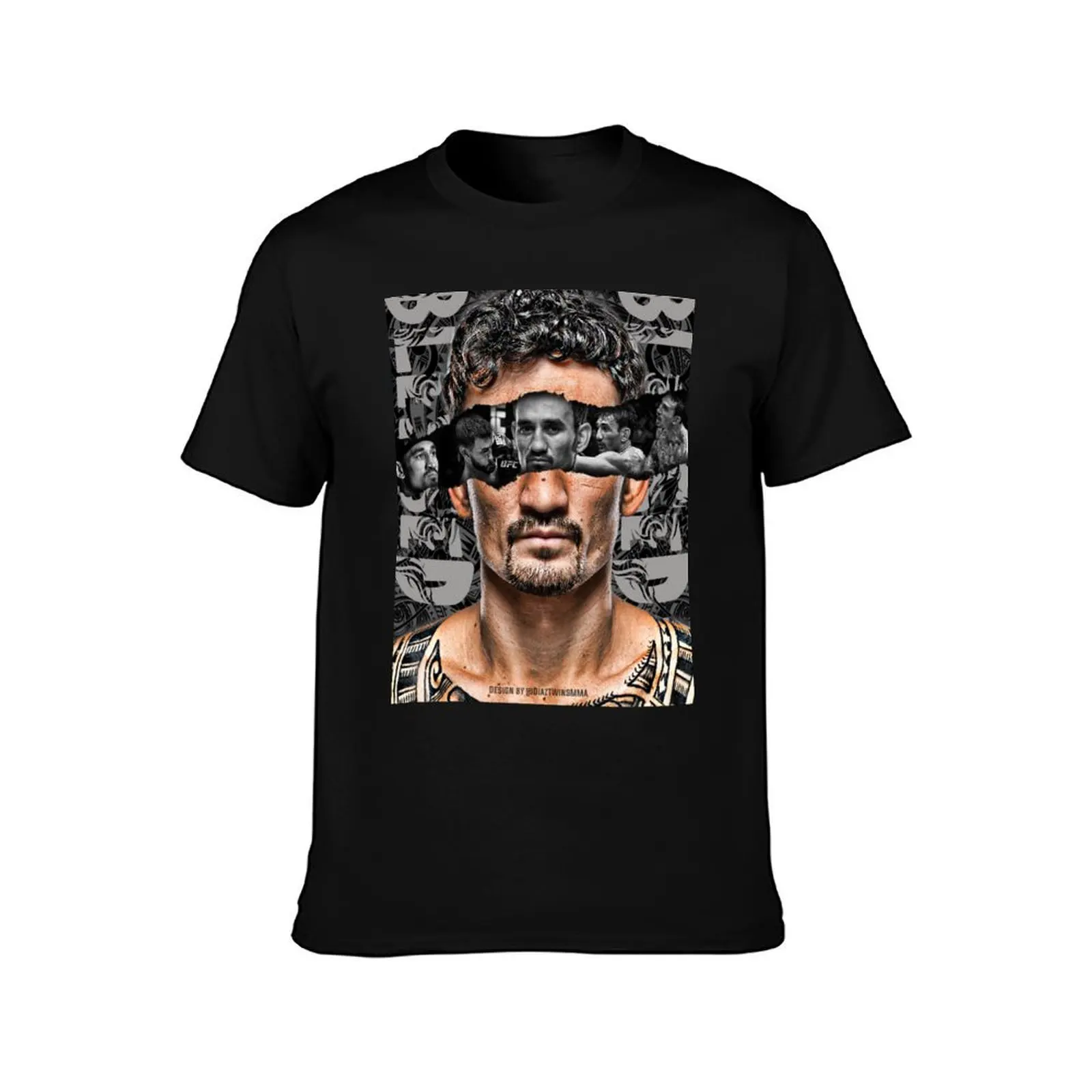 Max Holloway - Blessed Art - Shirt T-Shirt Anti-Perspiration Workout Top T-Shirt