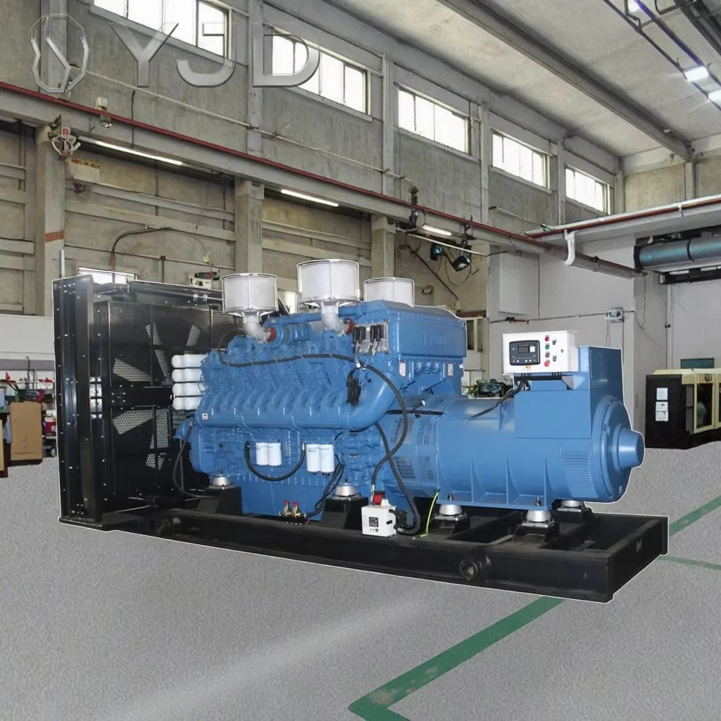 DYJD 2000kVA Open Frame Diesel Generator Alternator 1800KW MTU Engine 1600KWS 1.5MW Output Single Phase AC Water Cooled 24V