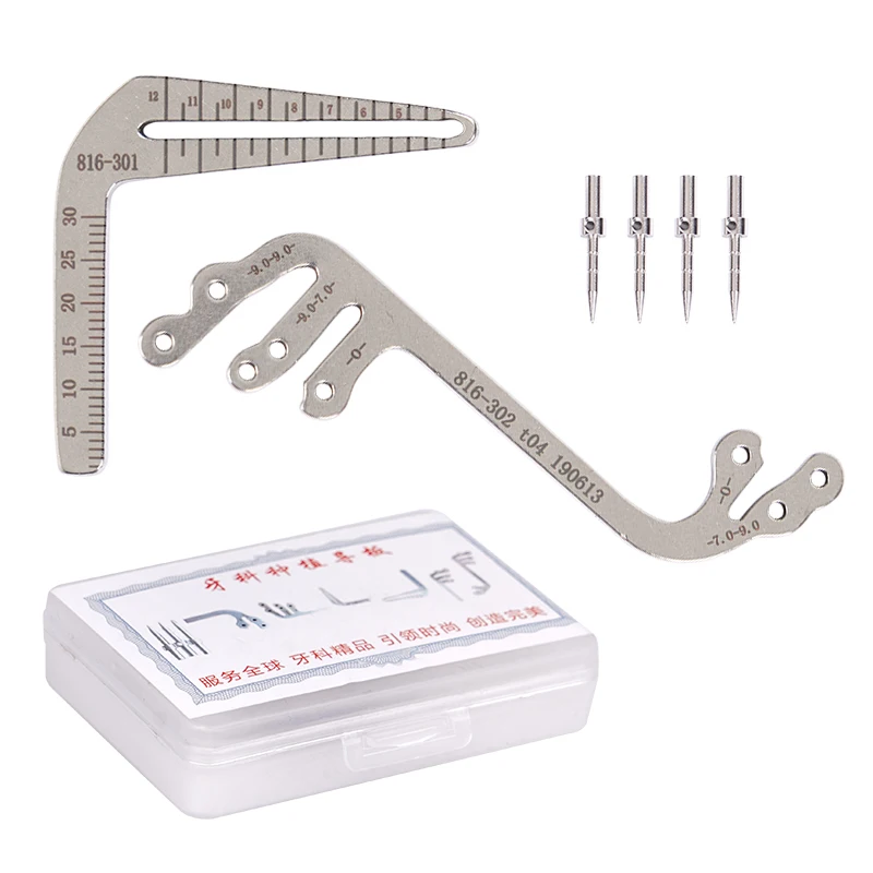 Dental Implant Guide Set Oral Planting Locator Positioning Guide Drilling Positioning Ruler Angle Ruler Implant Tools Dentist - view 2