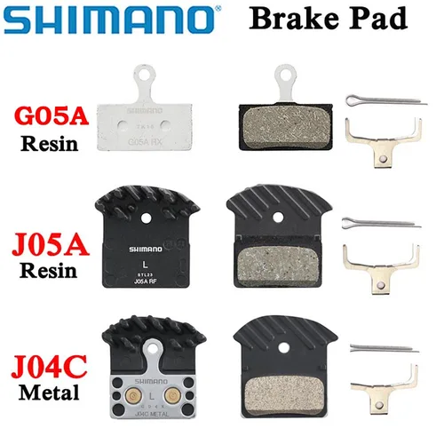 Shimano G05A J03A J05A J04C pastilla de freno DEORE SLX XT resina Metal aleta de refrigeración Ice Tech montaña M7000 M8000 M9000 M6000 M785 M675