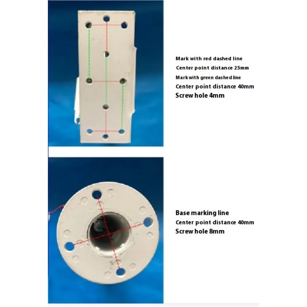 DC Dual Axis Solar Tracker Heavy Duty Metal Gimbal for Robot X Y Axis High Torque
