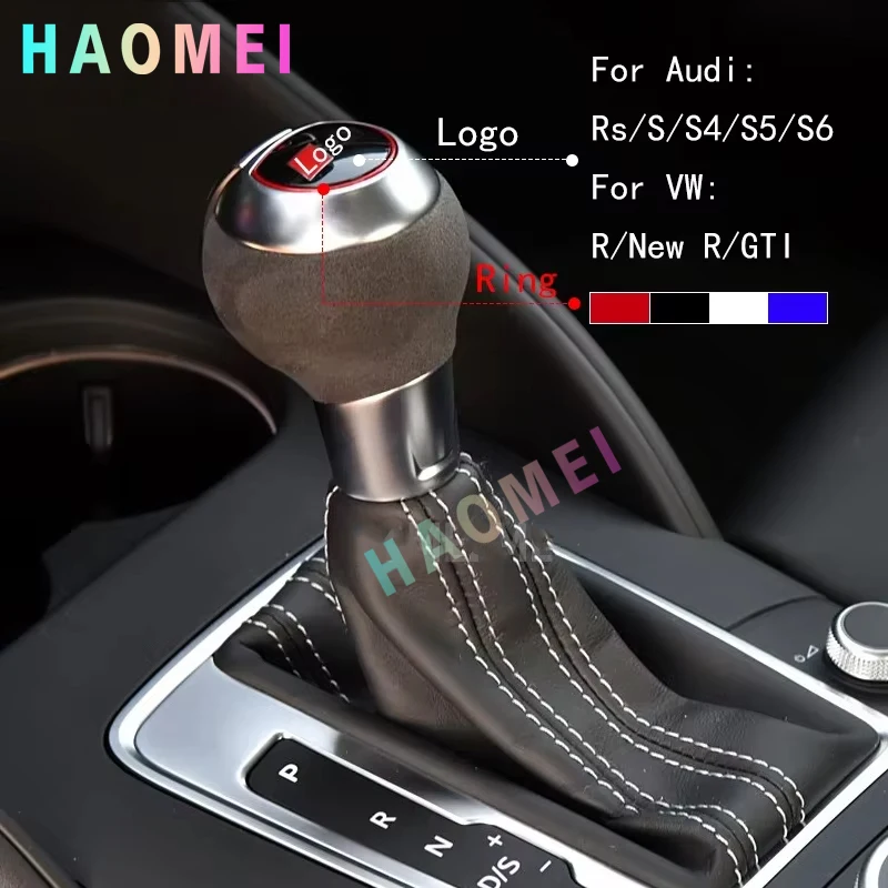 Pommeau de levier de vitesses pour VW Golf 7 7.5 GTI pour Audi A3 S3 RS3 Q5 S6 RS6 A4 A5 A7 A6