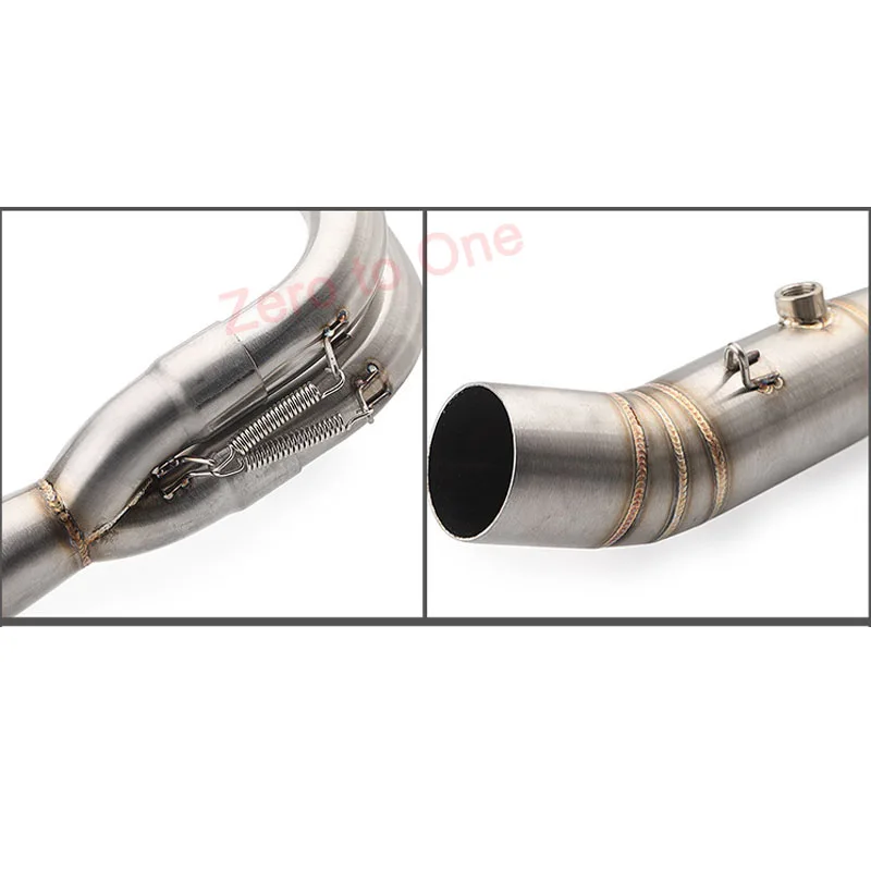 For YAMAHA MT07 FZ07 2014-2024 Years R7 2021-2024 Years Motorcycle Exhaust Full Systems Escape Moto Modified header Link Pipe