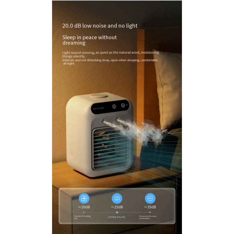 USBMini مكيف الهواء مروحة سطح المكتب مروحة تبريد المياه عنبر المحمول مروحة كهربائية التبريد مبرد الهواء