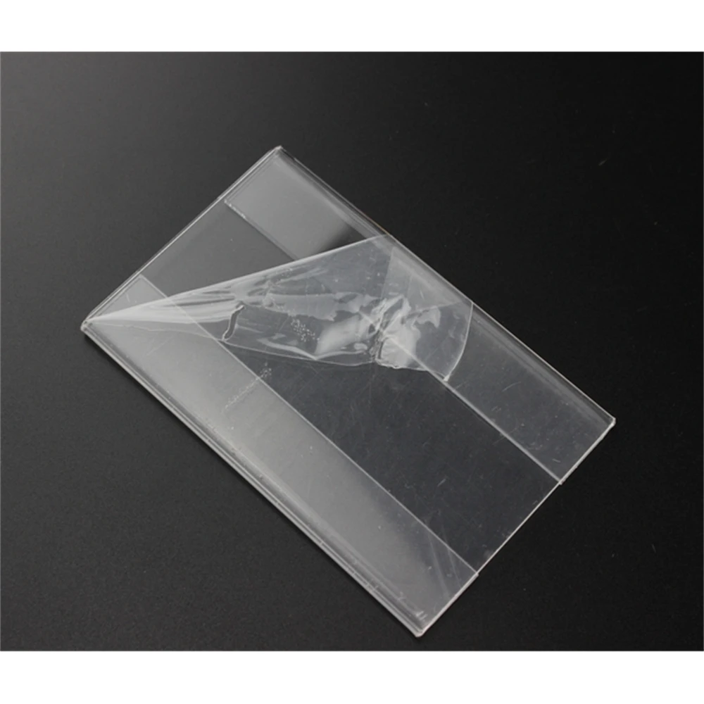 10x15cm 1.3mm Acrylic Label Sign Tag Price Display Rack Shelf Wall Mounted Desk Adhesive Label Price Sign Holder Label Frame