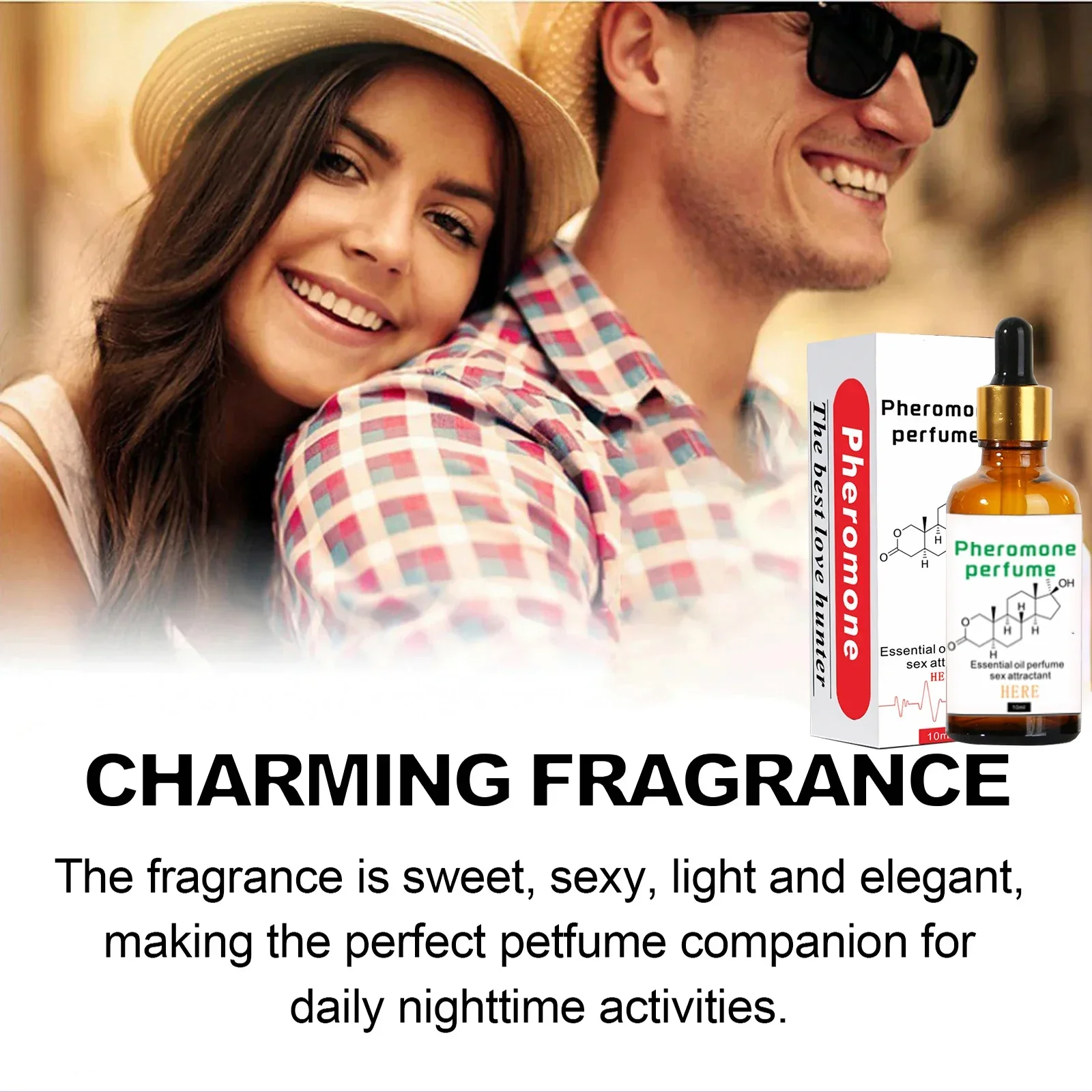 Pheromone perfume attracts women for men Body fragrance, intimate partner sex  Long Lasting Pheromone Perfume Essential Oil