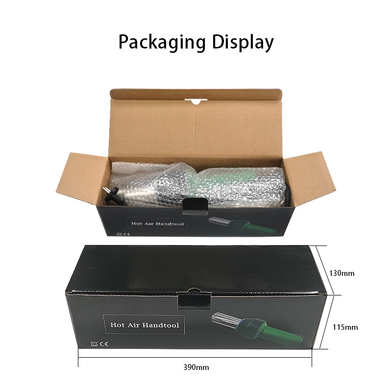 High Power Industrial Heat Machine New High Temperature 3400W Welding Machine for Shrink Film Material Hot Air Plastic Welding