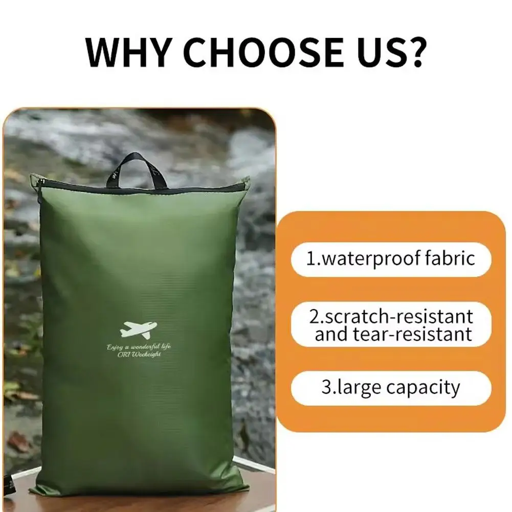 Waterproof Storage Bag Travel Pouch Portable Handheld Luggage Organizer For Swimming Gym Camping Beach Clothes Toiletry Bag view 6