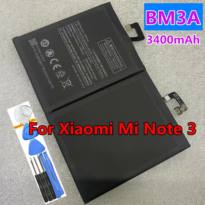 BM3A For Note 3 Replacement Battery 3300mAh High Capacity Phone