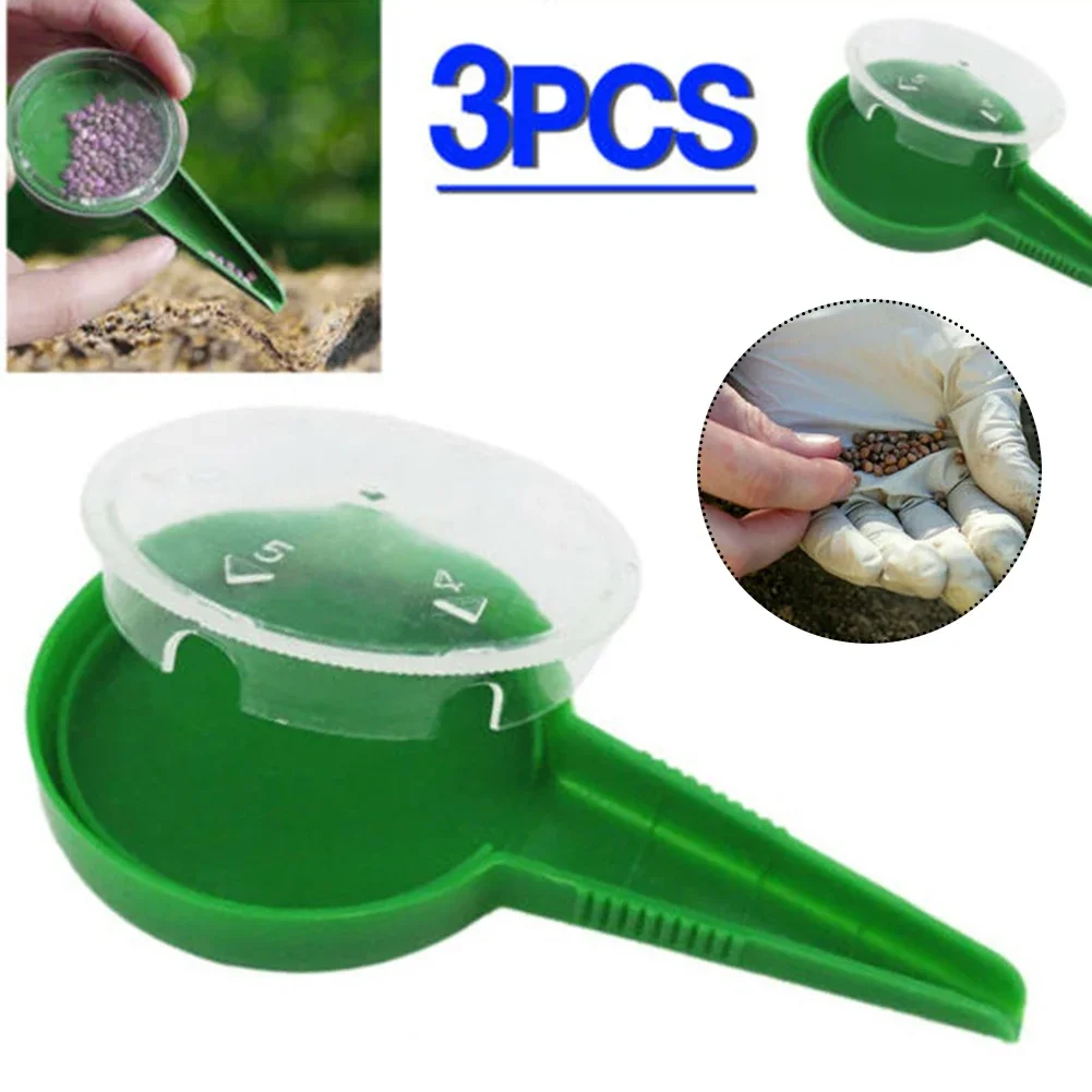 

3pcs Plant Seed Sower Dispenser Garden Plant Spreaders Plastic Sower Home Garden Multifunction Planter Tool Supplies