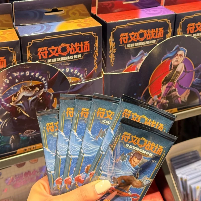 

Оригинальный набор коллекционных карт Bandai League Of Legends Runes Battlefield Battle Cards Origin Series Supplementary Pack Trial Place Collection Set