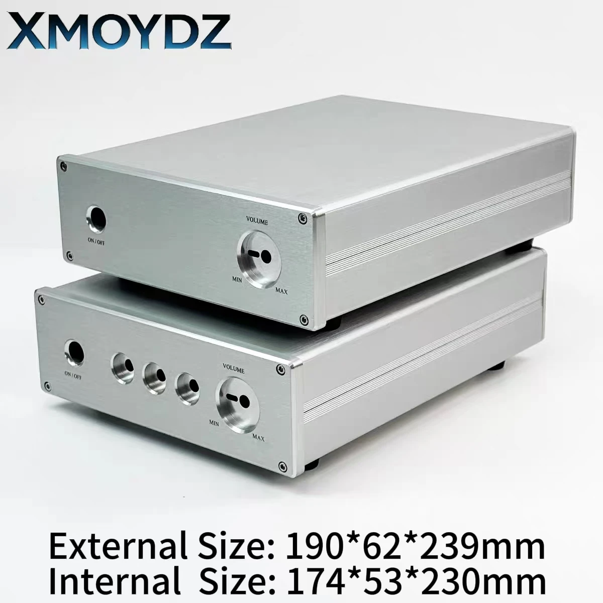 Full Aluminum Power Supply Chassis DIY HiFi Amplifier Enclosure DAC Decoder Preamp Power Amp Tone Control Audio Case Housing Box
