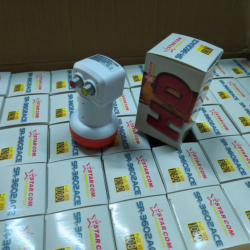 9,75/10,6 ГГц линейная поляризация Universal KU Band Double Best Signal Digital LNB High Gain Low Noise Dish Receiver Wholesale