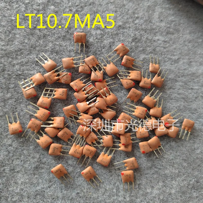 50PCS/ 10.7M ceramic filter universal economical LT10.7MA5/SFE10.7MA5 3 feet bandwidth 280K